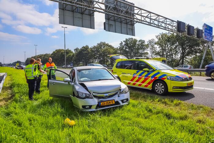 Botsing tussen personenauto's