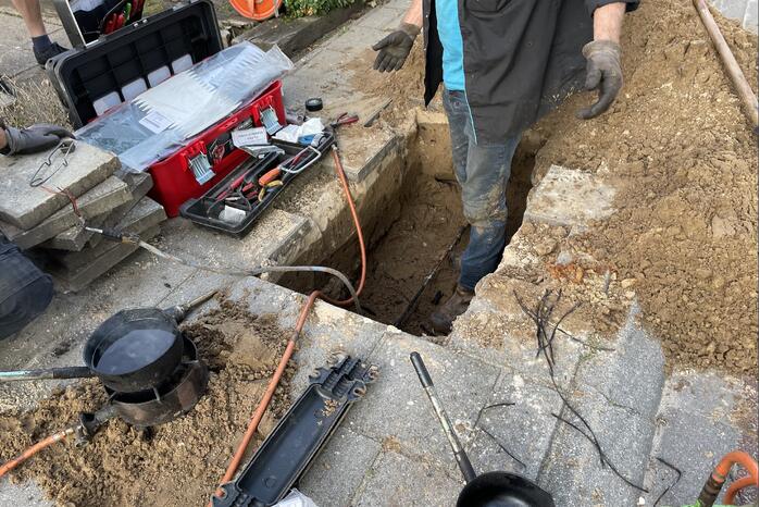 Reparatie na storing in datanetwerk