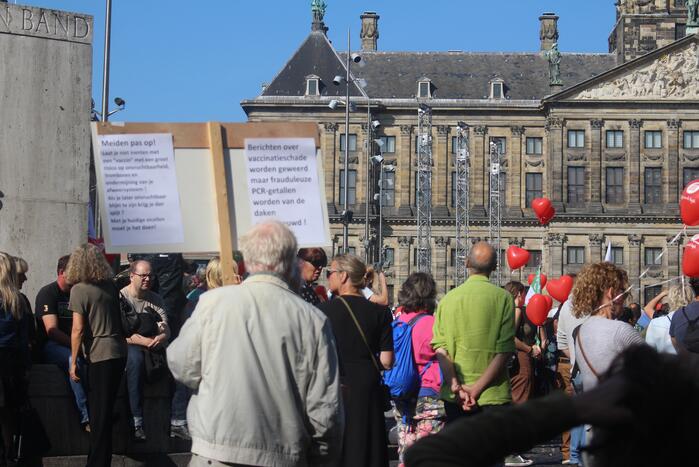 Grote demonstratie tegen coronamaatregelen