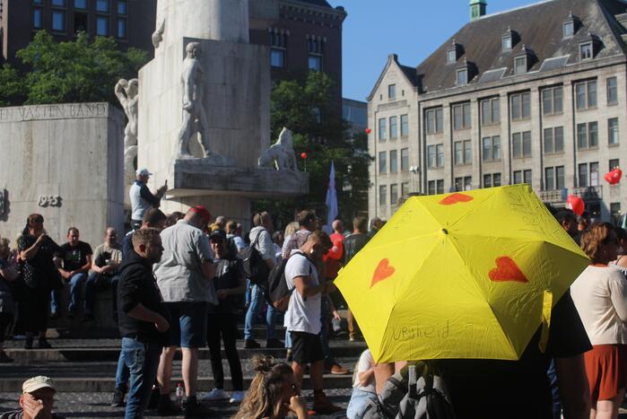 Grote demonstratie tegen coronamaatregelen