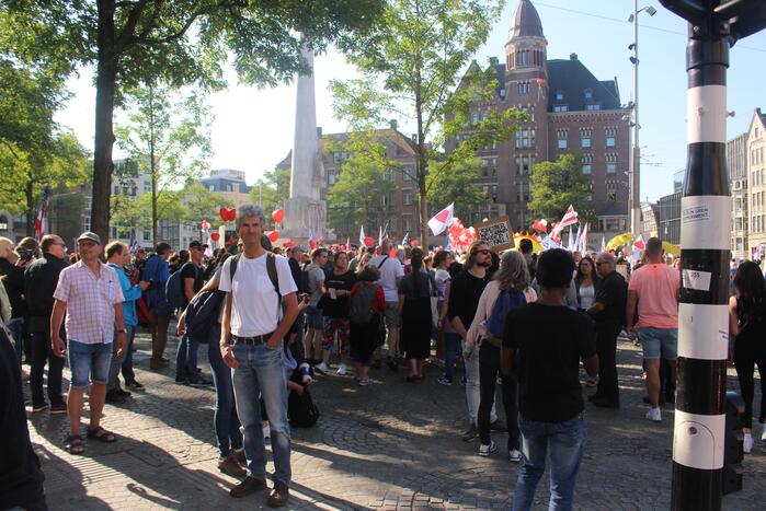 Grote demonstratie tegen coronamaatregelen
