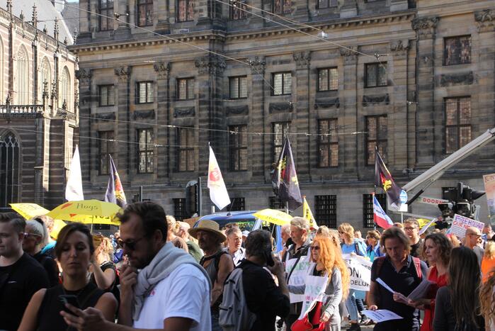Grote demonstratie tegen coronamaatregelen