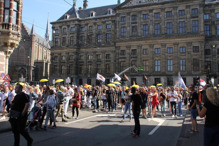 Grote demonstratie tegen coronamaatregelen