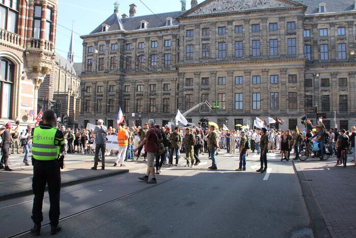 Grote demonstratie tegen coronamaatregelen