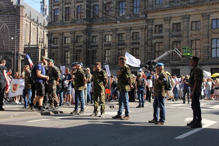 Grote demonstratie tegen coronamaatregelen