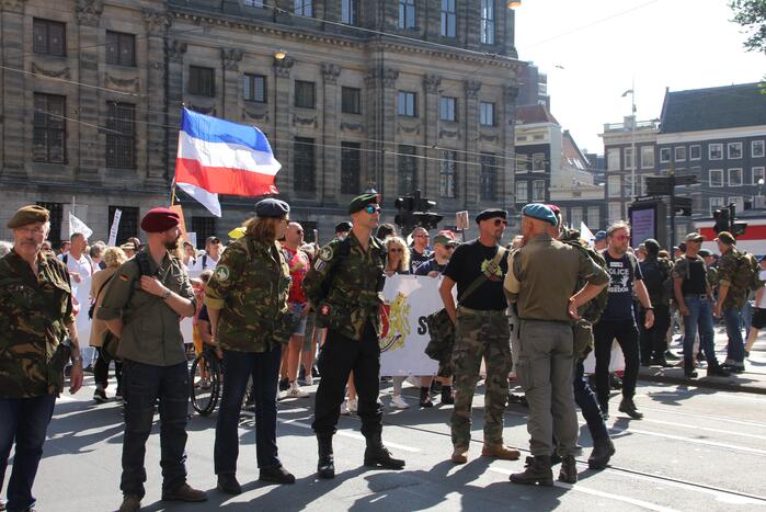 Grote demonstratie tegen coronamaatregelen