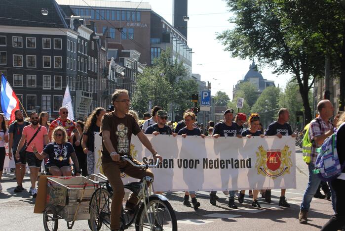 Grote demonstratie tegen coronamaatregelen