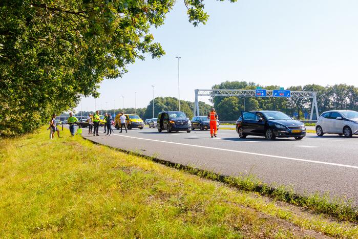Kind gewond bij kop-staartbotsing
