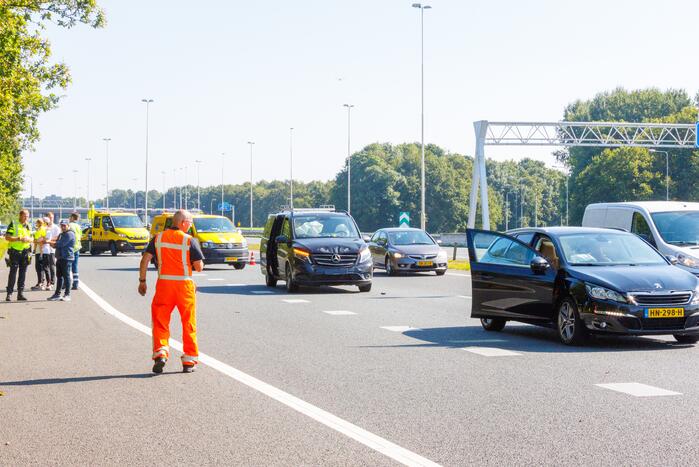 Kind gewond bij kop-staartbotsing
