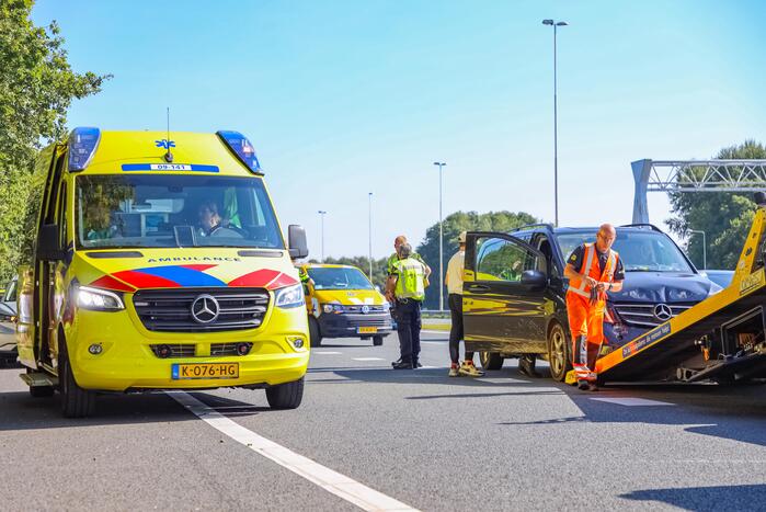 Kind gewond bij kop-staartbotsing