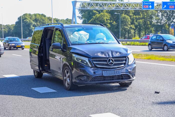 Kind gewond bij kop-staartbotsing