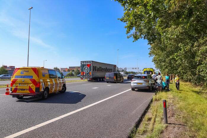 Kind gewond bij kop-staartbotsing