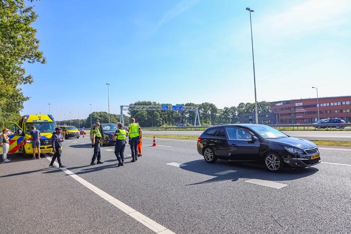 Kind gewond bij kop-staartbotsing
