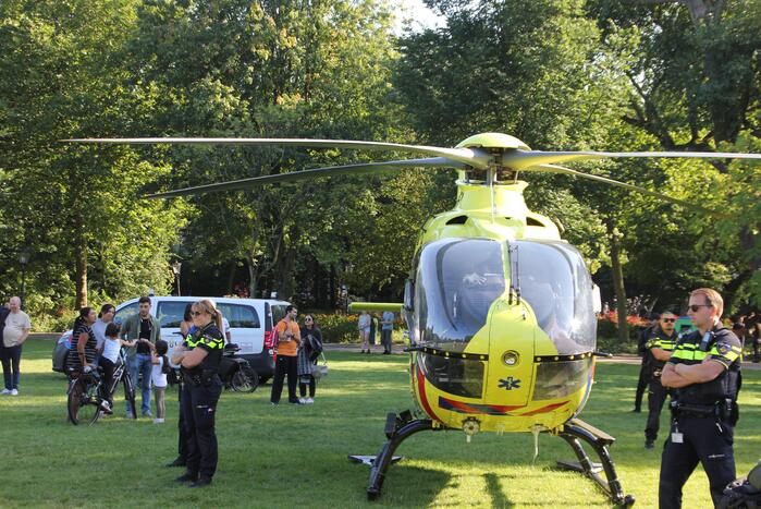 Inzet traumahelikopter trekt veel bekijks