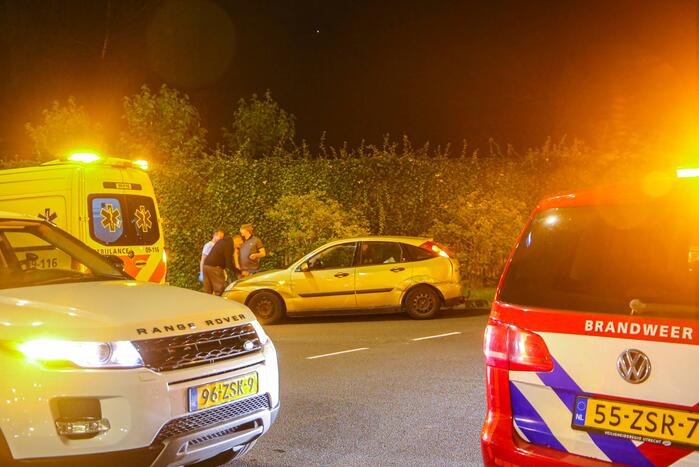 Schade aan personenauto's door ongeval