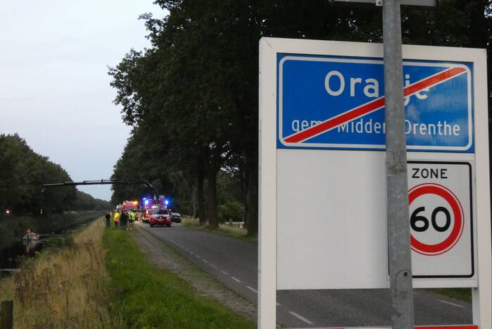 Grote zoekactie in Oranjekanaal na vondst motorhelm