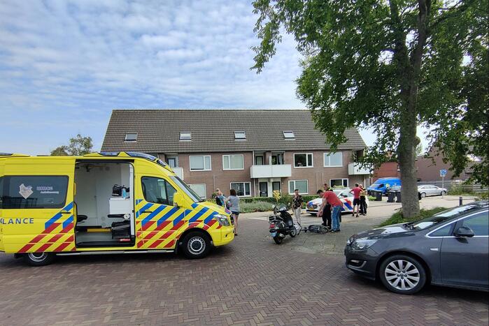 Fietser gewond bij botsing met pick-up wagen