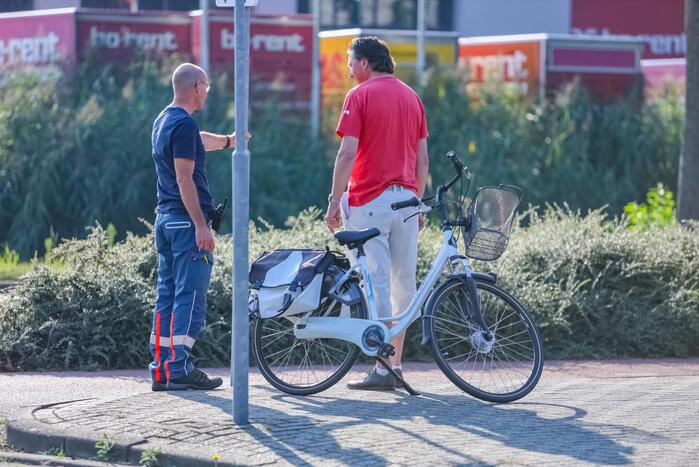 Fietsster gewond bij botsing met scooter