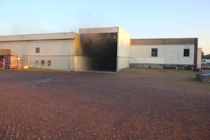 Veel rookontwikkeling bij brand in bedrijfspand Vleems Food