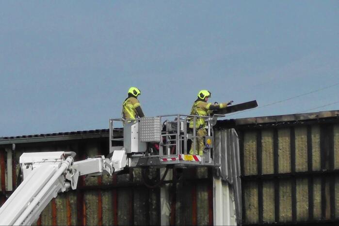 Grote brand bij Peute Recycling