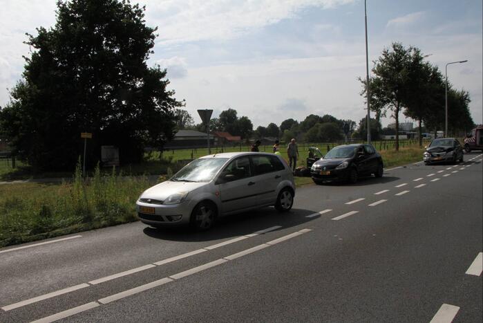 Persoon gewond bij kop-staatbotsing