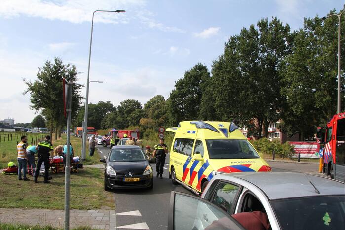 Persoon gewond bij kop-staatbotsing