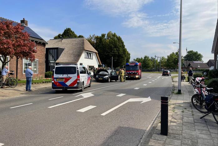 Brand in personenwagen snel geblust