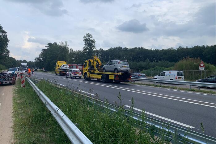 Drie auto's betrokken bij kettingbotsing