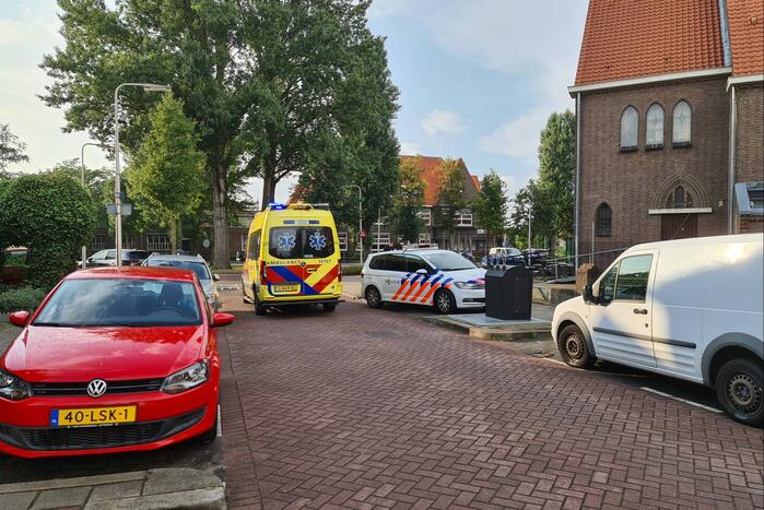 Traumahelikopter trekt veel bekijks