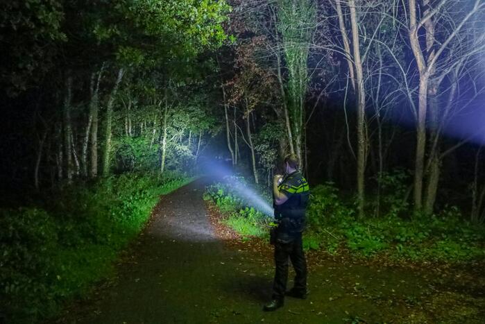 Politiehelikopter zoekt mee tijdens zoekactie