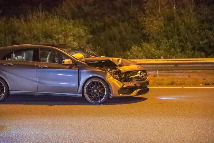 Meerdere voertuigen betrokken bij aanrijding