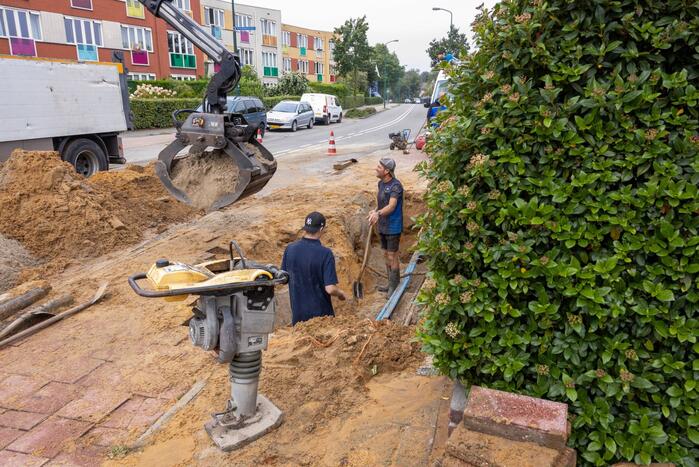Opnieuw bewoners zonder water na waterleidingbreuk