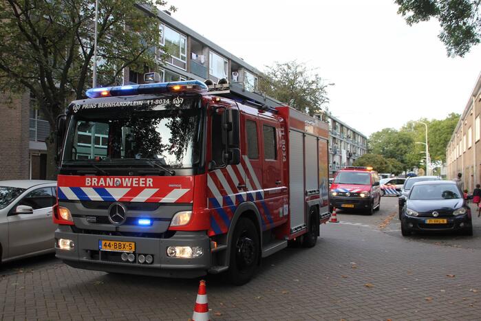 Brandweer ingezet voor gaslekkage in woning