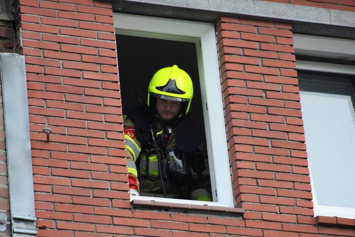 Woning vol rook door brand