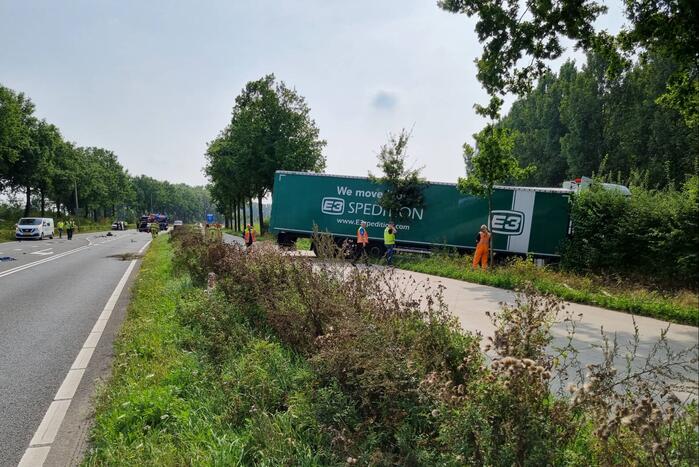 Ernstig ongeval met vrachtwagen