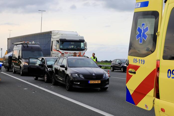 Meerdere gewonden en verkeersinfarct door ongeval