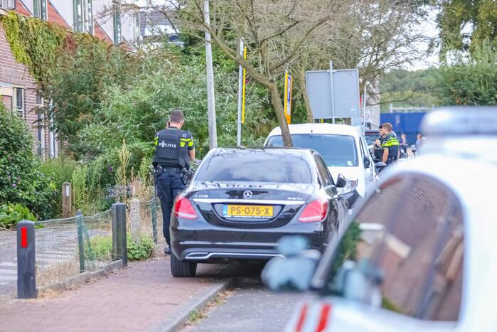 Grote politieopkomst door incident