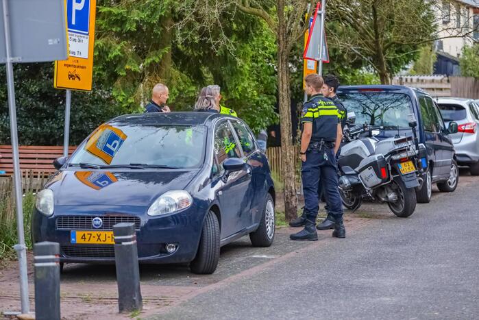 Grote politieopkomst door incident