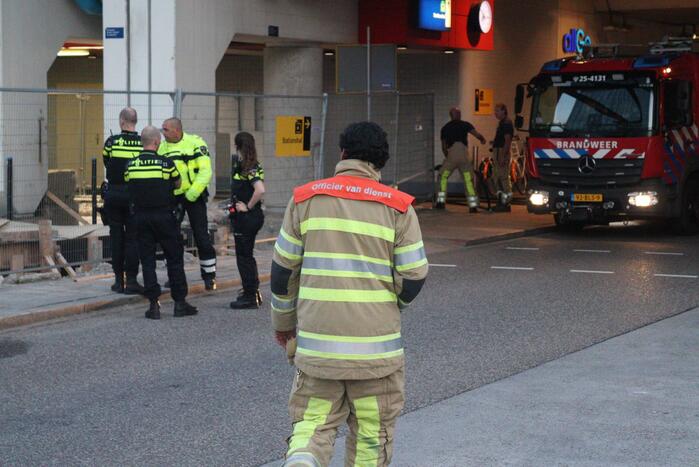 Brand in stationsgebouw snel geblust