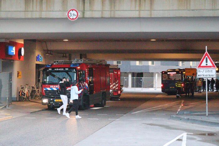 Brand in stationsgebouw snel geblust