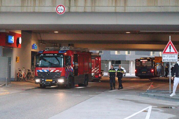 Brand in stationsgebouw snel geblust