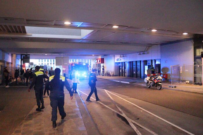 Brand in stationsgebouw snel geblust