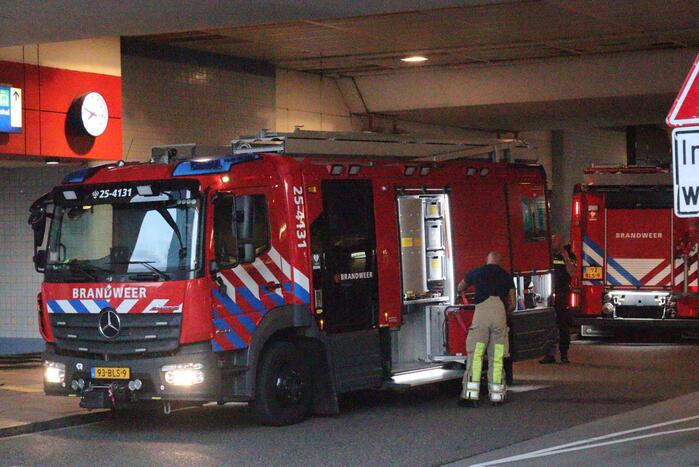 Brand in stationsgebouw snel geblust