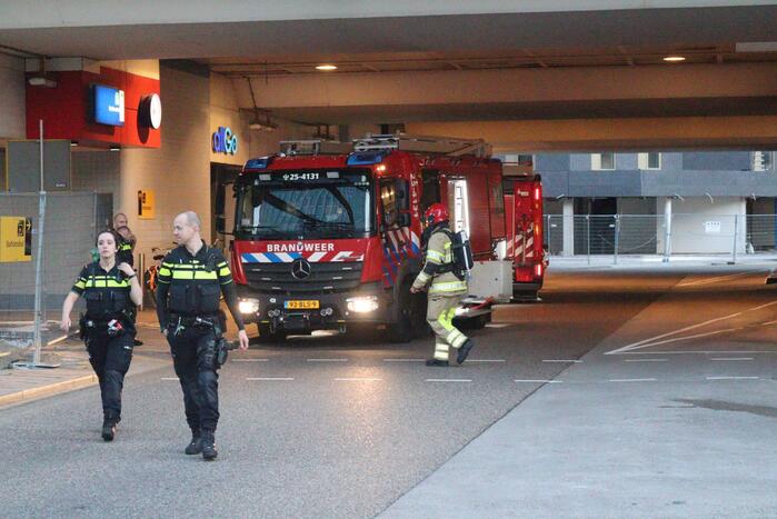 Brand in stationsgebouw snel geblust