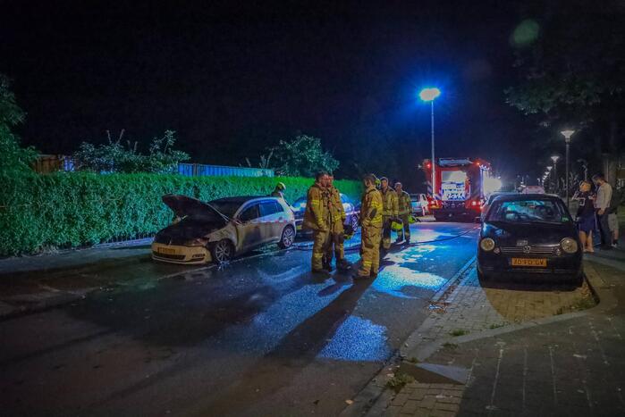 Meerdere voertuigen in brand