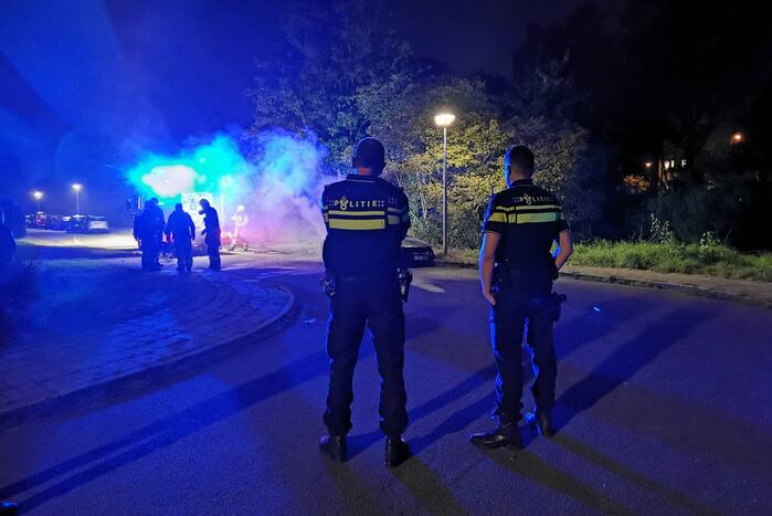Meerdere voertuigen in brand