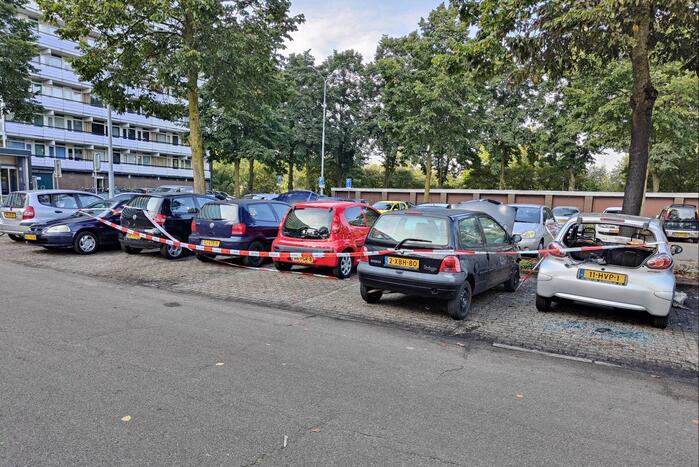Enorme schade bij forse autobranden