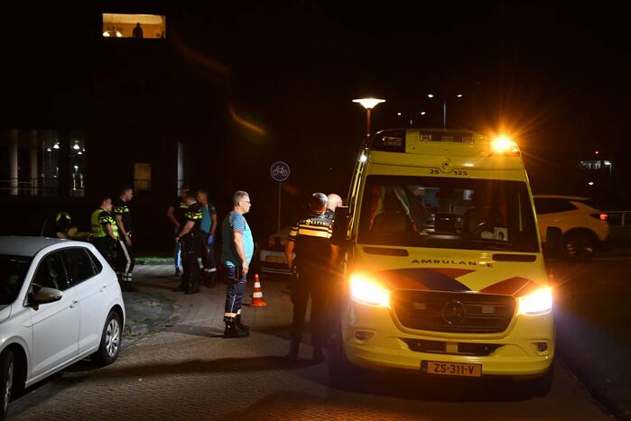 Scooter crasht bij achtervolging