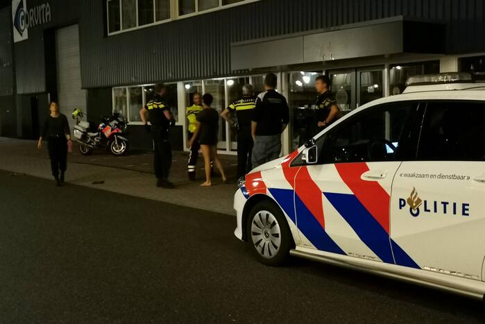 Politie haalt man van dak die vernielingen pleegt