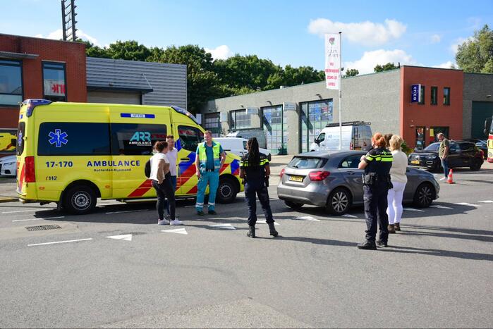 Scooterrijder valt en raakt gewond